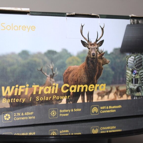 Solareye Solar Trail WiFi Solar Powered 2.7K 48MP Game Camera with Night Vision - Picture 1 of 4